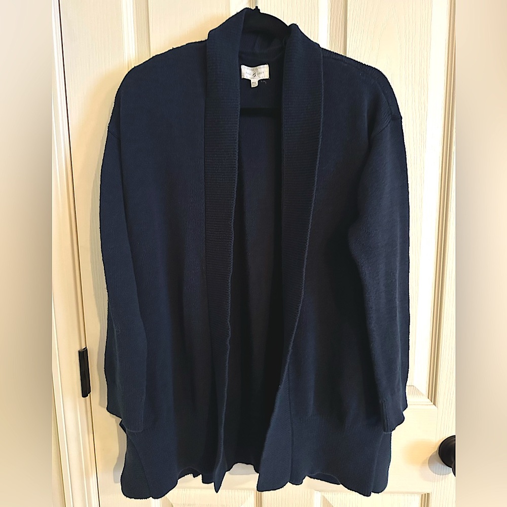 Lou & Grey Navy Flowy Cardigan